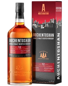 Auchentoshan 12 years old Delicate and Layered Single Lowland Malt Scotch Whisky 70 cl 40%